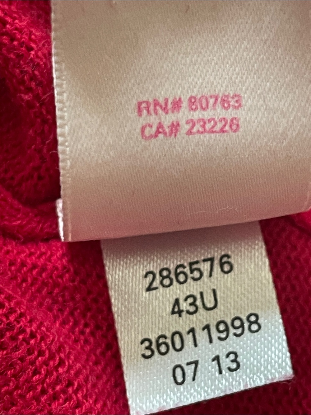 Victoria's Secret Lightweight Long & Lean Button-Front Cardigan Red Large - Picture 12 of 14
